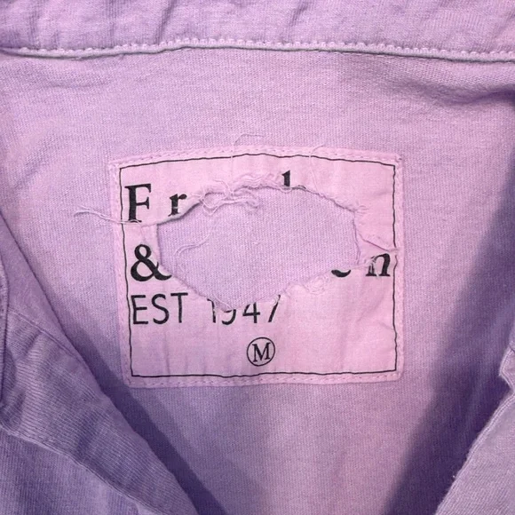 Frank & Eileen Lauren Polo Dress Lavender Purple Size M 100% Cotton - Picture 4 of 6